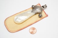Image 7 of Victorian Sterling Silver and Mother-of-Pearl Baby Whistle, Teether