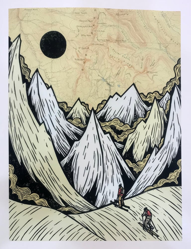 Image of The Good Kind of Lost II - 18"x24"