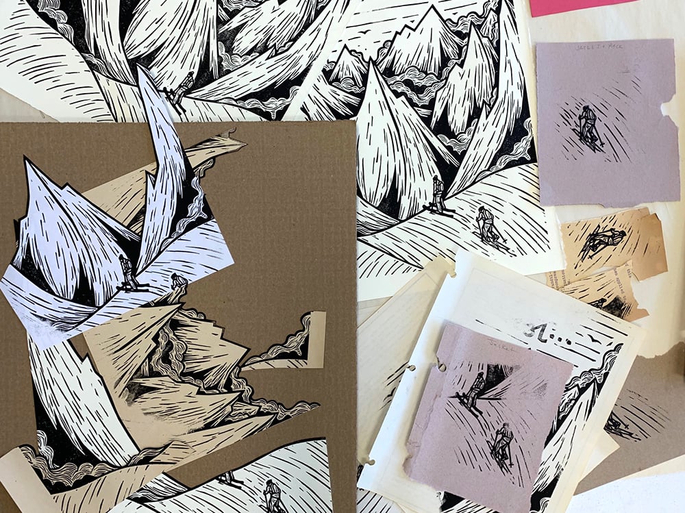 Image of The Good Kind of Lost II - 18"x24"