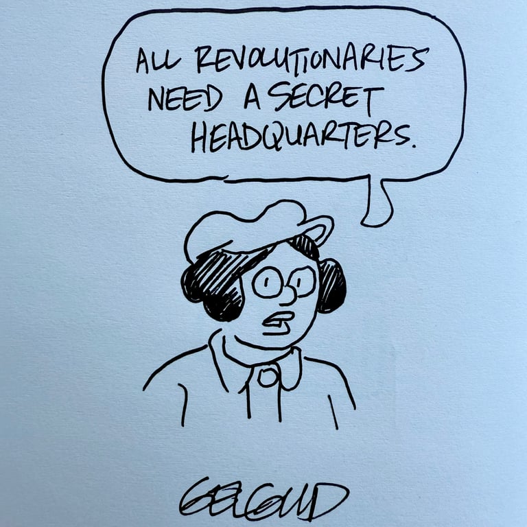 Reel Politik by Nathan Gelgud - SIGNED & SKETCHED W/POSTER Image 2