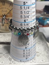 Image 1 of Photo Locket Bracelet: 4 Lockets, Room for 4 Photos, Keepsake Gift for Mom or Grandma