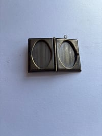 Image 6 of Vintage Starfish Book Locket |Brass, Engraved "Memories" on the Back | Romantic Keepsake | Beach