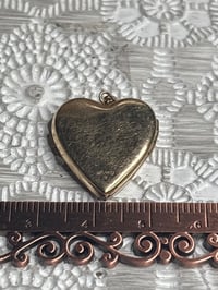 Image 2 of Romantic Photo Keepsake: 14K Gold Filled Locket, Floral Design