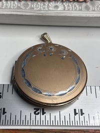 Image 2 of Photo Keepsake Locket: Unique Design + Original Photos (1980's Senior Photos?)