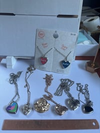 Image 6 of Lot of 8 Lockets | Buddha, Besties, Filigree, Heart Shaped | Resell or Craft 