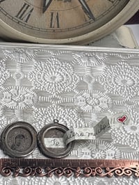 Image 3 of Romantic Keepsake Locket: Original Secret Message Included 