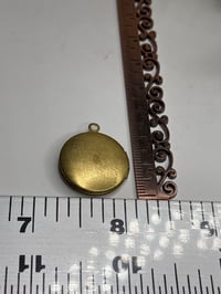 Image 3 of Romantic Keepsake: Yellow Butterfly Photo Locket with Yellow Pressed Flower Inside