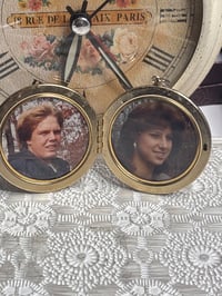 Image 4 of Photo Keepsake Locket: Unique Design + Original Photos (1980's Senior Photos?)