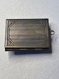 Image 8 of Vintage Starfish Book Locket |Brass, Engraved "Memories" on the Back | Romantic Keepsake | Beach