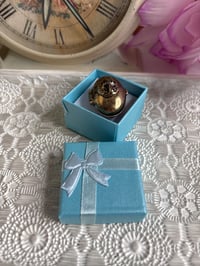 Image 4 of Vintage Football Locket: Antique Bronze Oval Locket Dimensional 