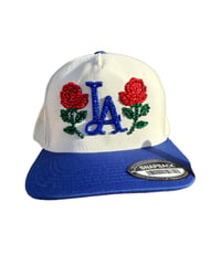 Image 1 of LA Rose Bling Cream and Royal Snapback