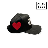 Image 2 of  I'm thuggin baby, I can't be yo Valentine (Black Snapback) 