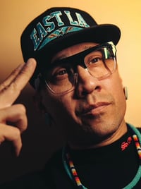 Image 2 of EAST LA Snapback Turquoise & Black