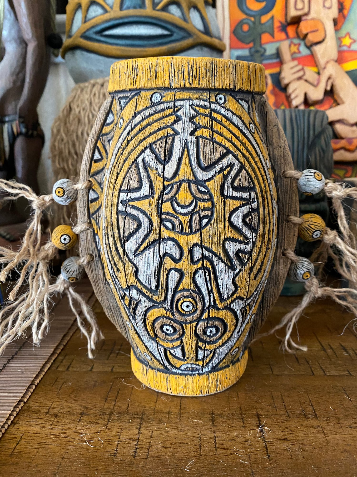 Image of  “Cosmic Creator” - Brown/Orange/White - US Shipping Included 