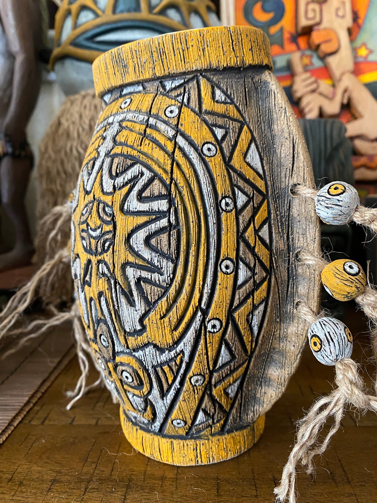 Image of  “Cosmic Creator” - Brown/Orange/White - US Shipping Included 