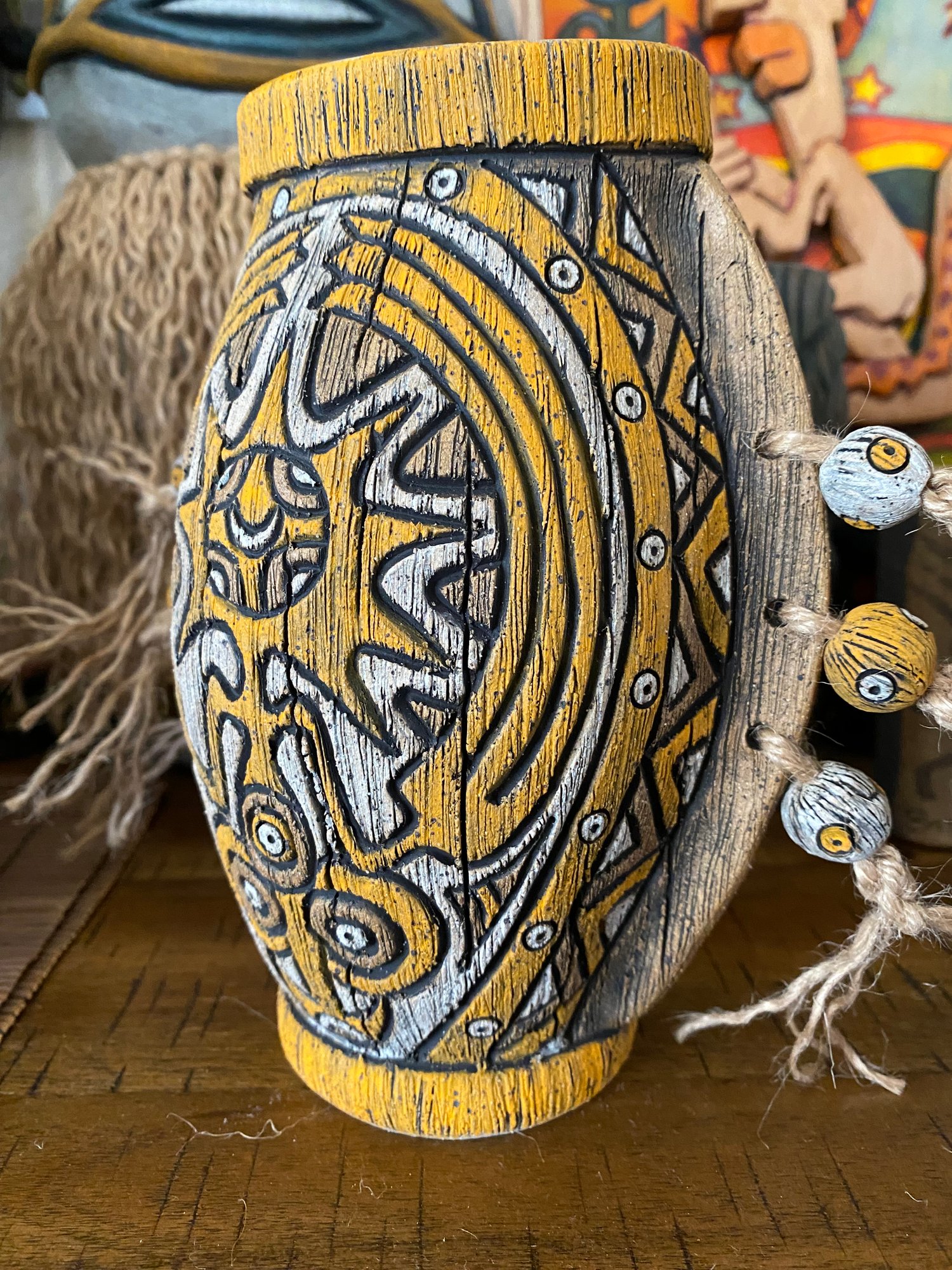 Image of  “Cosmic Creator” - Brown/Orange/White - US Shipping Included 