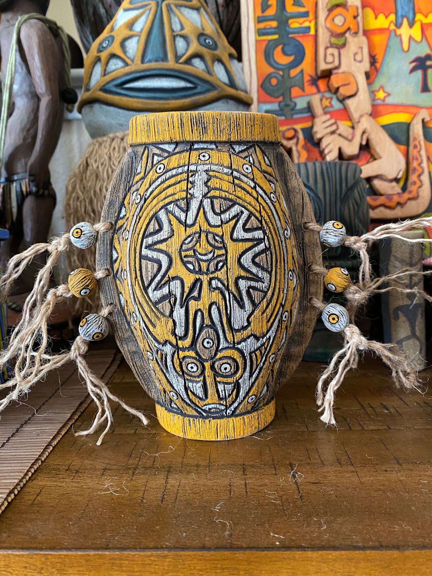 Image of  “Cosmic Creator” - Brown/Orange/White - US Shipping Included 