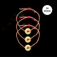White Jade Bi Disc Red String Energy Bracelet (Peace, Clarity, Calm) Family Bundle