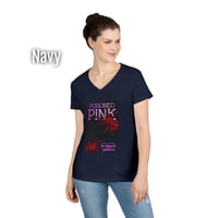 Image 1 of Poisoned Pink Women's V-Neck T-shirt