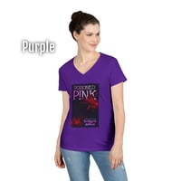 Image 14 of Poisoned Pink Women's V-Neck T-shirt