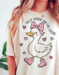  Silly Goose | Boxy tee | Quick ship