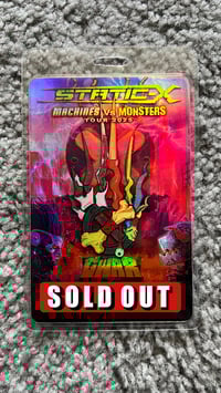 Image 1 of Static-X/GWAR/Dope/A Killer's Confession (Machines Vs. Monsters Tour) Laminate