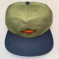 Krooked Hat Green/Navy/Orange/Yellow