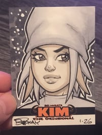 Image of Kim Original 1/1 Art Sketch Card 1st of 2026