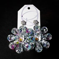 Image 1 of Vibrant Blooms - Acrylic Earrings