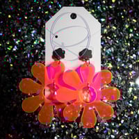 Image 2 of Vibrant Blooms - Acrylic Earrings