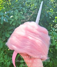 Image 1 of Large Cotton Candy Hairpiece 