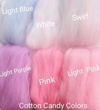 Image 5 of Large Cotton Candy Hairpiece 