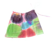 Painted drawstring skirt