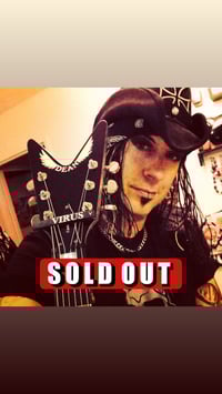 Image 1 of 2009 Virus Dope "Iron Cross" Stage Leather Cowboy Hat