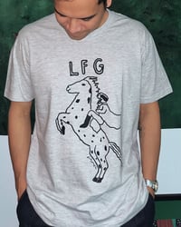 Image 1 of Lets-Fkin-Go Horse Tee (Heather)