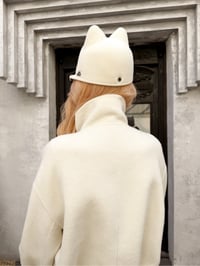 Image 15 of Hand-stitched Double-Faced Wool Cropped Knight Coat