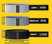Image 2 of Dark Resistance Bands Set