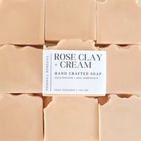 Image 1 of Rose Clay + Cream Soap