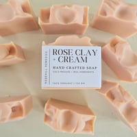 Image 2 of Rose Clay + Cream Soap