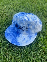 Image 1 of Peace Word Hat Dyed