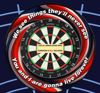 Image 1 of OASIS LIVE FOREVER UNION JACK SWIRL SURROUND WRAP / COVER - POLYPROP & CANVAS - EASY SELF FITTING 