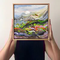 Image 1 of 'Whispers of a living horizon' - 30x30cm, FRAMED