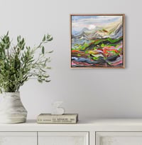 Image 3 of 'Whispers of a living horizon' - 30x30cm, FRAMED