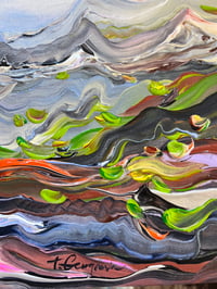 Image 4 of 'Whispers of a living horizon' - 30x30cm, FRAMED