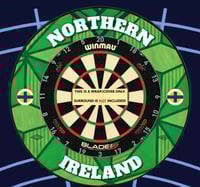 Image 1 of RETRO NORTHERN IRELAND SHIRT THEME SURROUND WRAP / COVER - POLYPROP & CANVAS - EASY SELF FITTING 