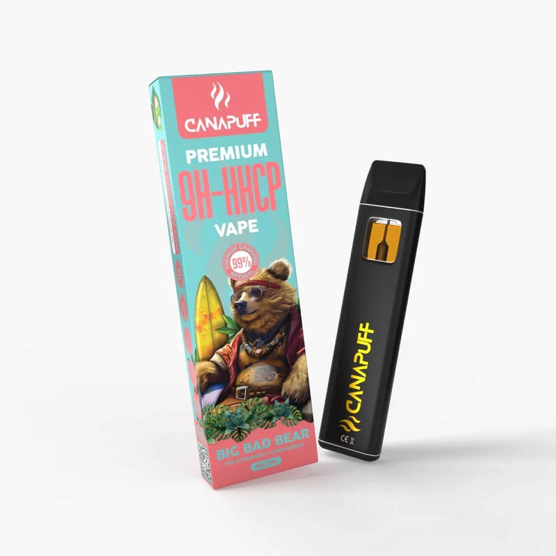 9H-HHCP Vape Big Bad Bear 99% 1ml EXTRA STRONG INDICA