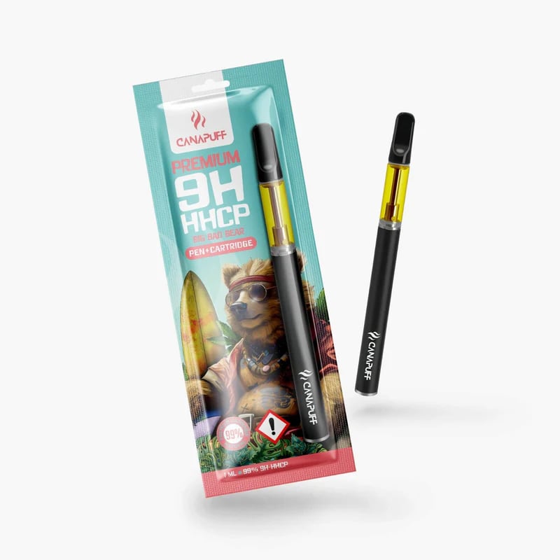 9H-HHCP olovka + uložak Big Bad Bear 99%, Extra Strong Indica 1ml