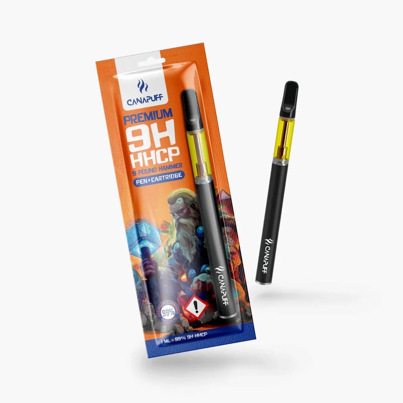 9H-HHCP olovka + uložak, čekić od 9 funti, 99% Extra Strong Indica 1ml