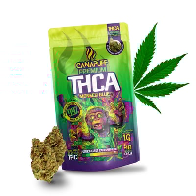 THCA Cvijeće Majmunsko ljepilo 99% Extra Strong Indica 1g