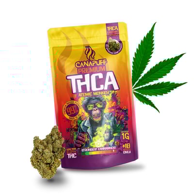 THCA Cvijeće Atomski majmun 99% Extra Strong Indica 1g